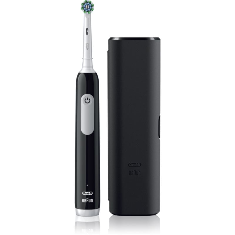 Oral-B Pro Series 1 Black електрическа четка за зъби с калъфка