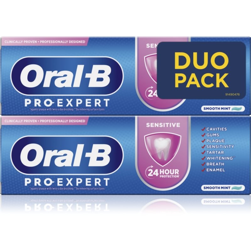 Oral-B Pro Expert Sensitive паста за зъби за чувствителни зъби 2x - Грижа за зъбите - Сравни цени от 1 магазин с безплатна доставка
