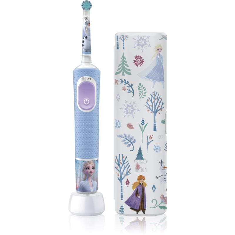 Oral-B PRO Kids 3+ Frozen електрическа четка за зъби с калъфка за деца Frozen