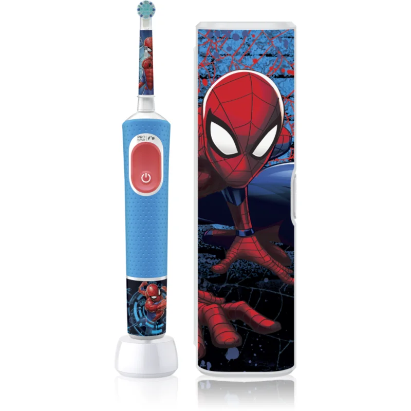 Oral-B PRO Kids 3+ Spiderman електрическа четка за зъби с калъфка за деца