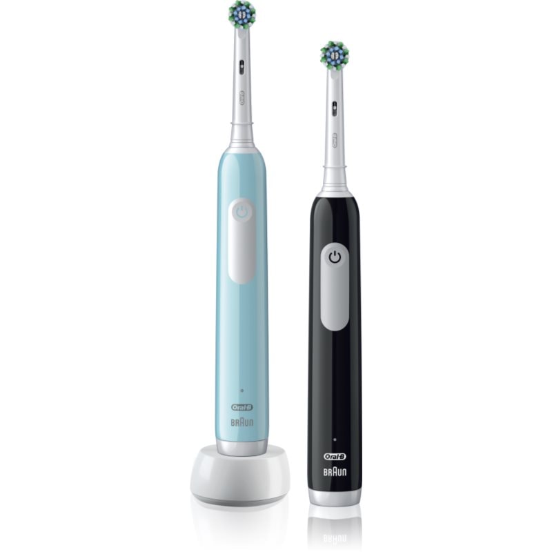 Oral-B Pro Series 1 DUO електрическа четка за зъби Blue & Black - Електроуред - Сравни цени от 1 магазин с безплатна доставка
