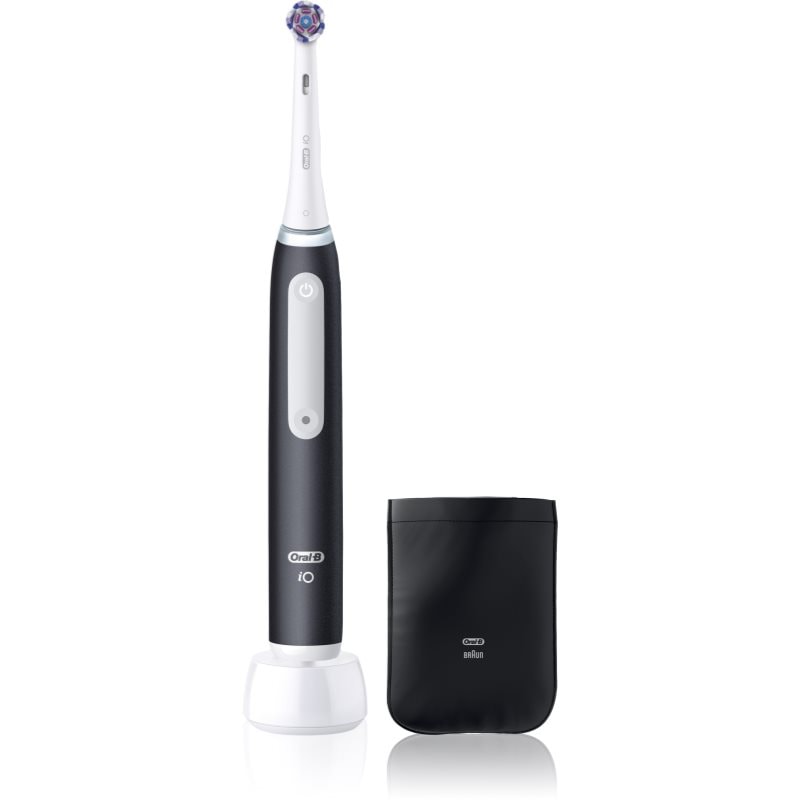 Oral-B iO3 White Clean електрическа четка за зъби с калъф за зарядно устройство Matte Black - Електроуред - Сравни цени от 1 магазин с безплатна доставка