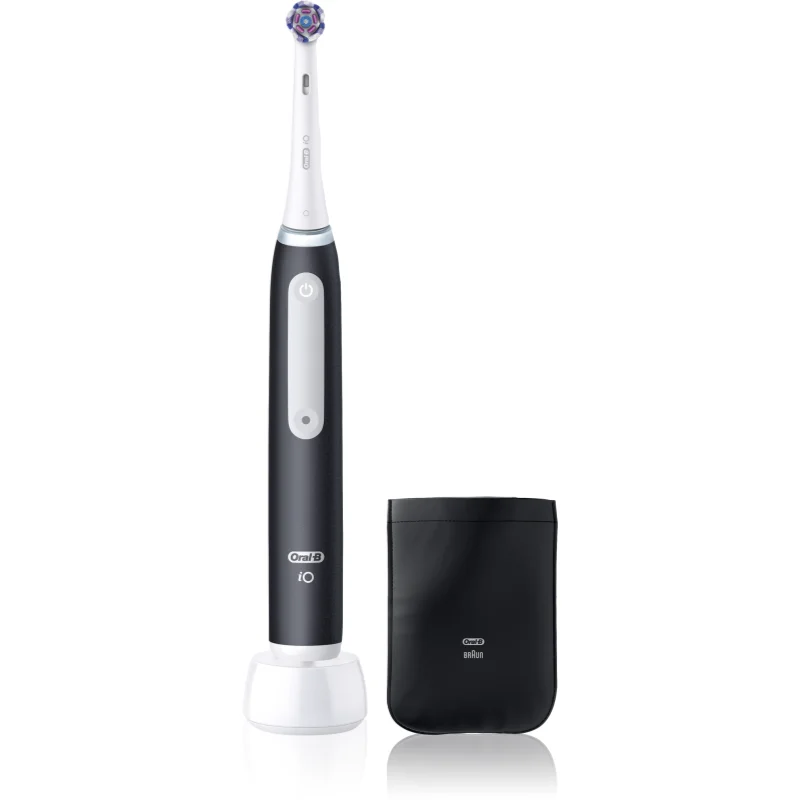 Oral-B iO3 White Clean електрическа четка за зъби с калъф за зарядно устройство Matte Black - Електроуред - Сравни цени от 1 магазин с безплатна доставка