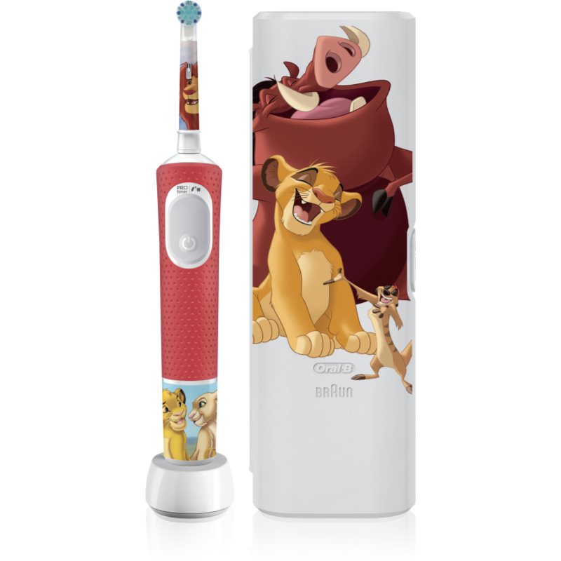 Oral-B PRO Kids 3+ The Lion King електрическа четка за зъби с калъфка за деца - Електроуред - Сравни цени от 1 магазин с безплатна доставка