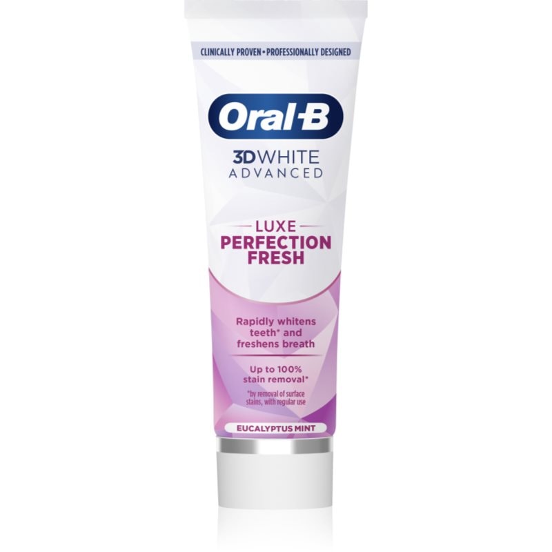 Oral-B Oral-B 3D White Luxe Perfection Fresh избелваща паста за зъби Eucalyptus Mint - Унисекс парфюм 75мл - Сравни цени от 1 магазин с безплатна доставка