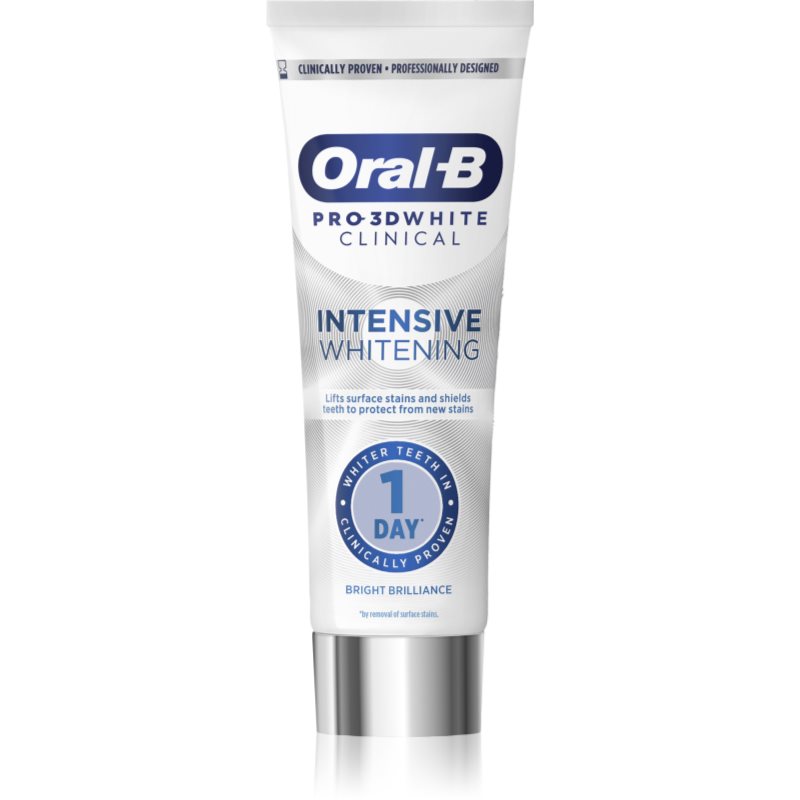 Oral-B Oral-B Pro-3D White Intensive Whitening интензивна избелваща паста за зъби Bright Brilliance - Унисекс парфюм 75мл - Сравни цени от 1 магазин с безплатна доставка