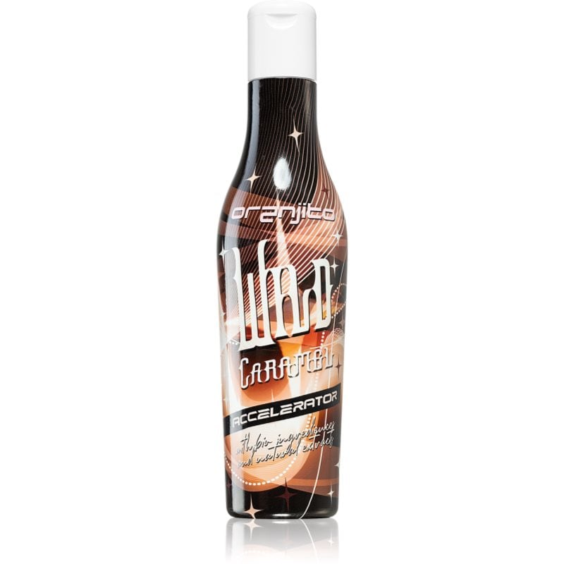 Oranjito Level 2 Wild Caramel мляко за солариум с био съставки и ускорител за тен