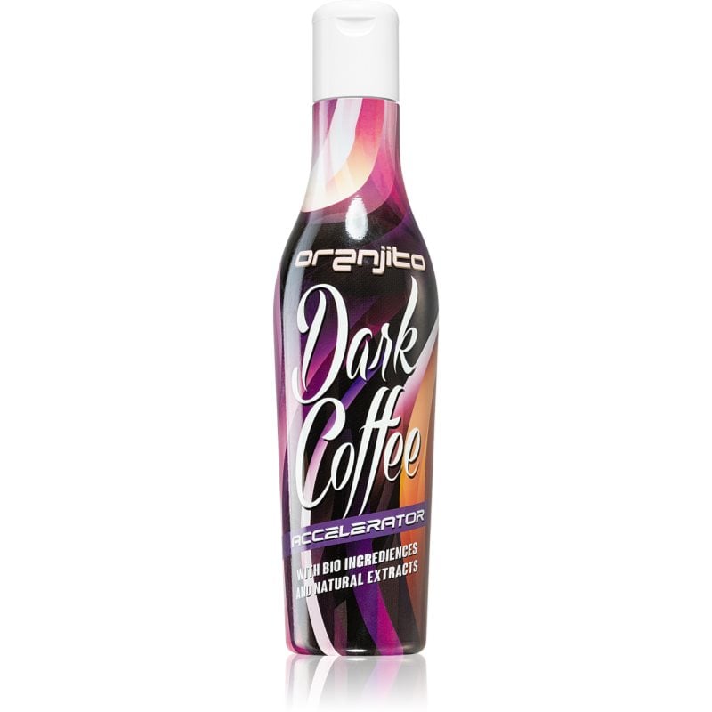 Oranjito Dark Coffee Accelerator мляко за солариум с био съставки и ускорител за тен