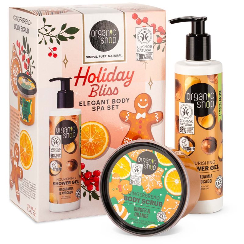 Organic Shop Holiday Bliss подаръчен комплект за тяло - Комплект - Сравни цени от 1 магазин с безплатна доставка