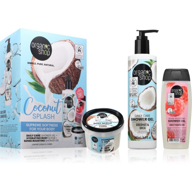 Organic Shop Coconut Splash подаръчен комплект за тяло