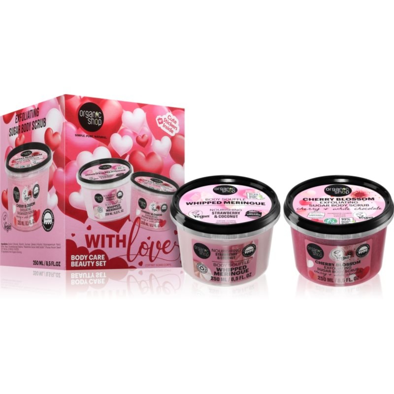 Organic Shop With Love Body Care Beauty Set подаръчен комплект за тяло - Комплект - Сравни цени от 1 магазин с безплатна доставка