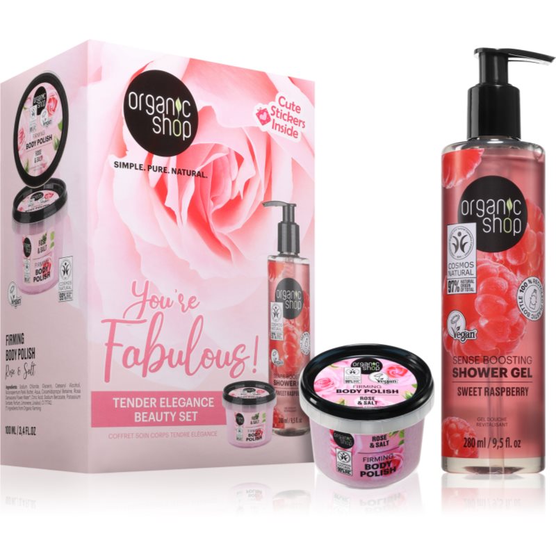 Organic Shop You're Fabulous! Tender Elegance Beauty Set подаръчен комплект за тяло - Комплект - Сравни цени от 1 магазин с безплатна доставка
