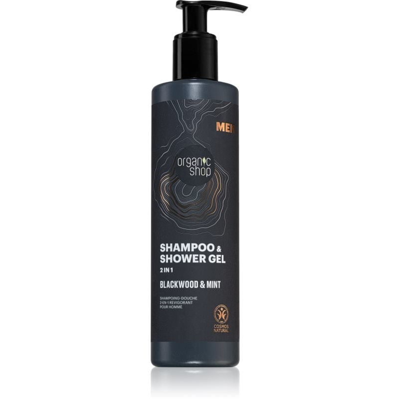 Organic Shop Men Blackwood & Mint шампоан и душ гел 2 в 1 за мъже - Грижа за коса - Сравни цени от 1 магазин с безплатна доставка