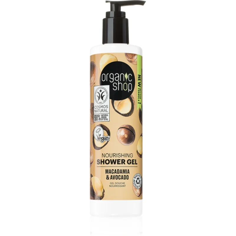 Organic Shop Macadamia & Avocado овлажняващ душ гел - Грижа за тяло - Сравни цени от 1 магазин с безплатна доставка
