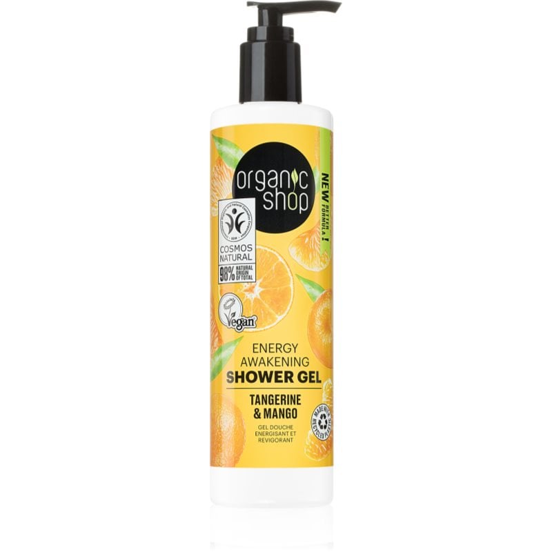 Organic Shop Tangerine & Mango енергизиращ душ-гел