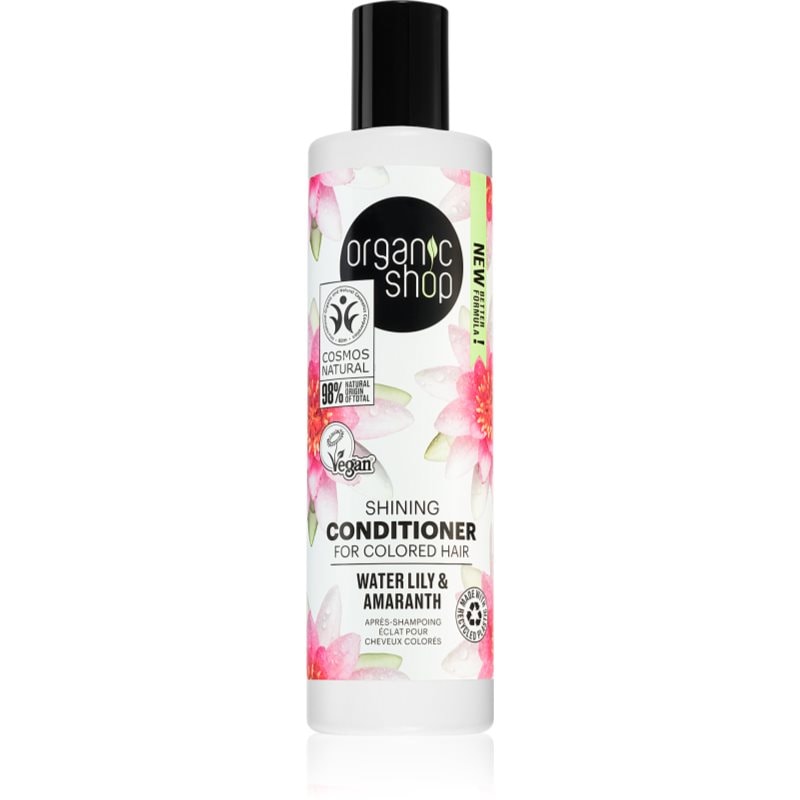 Organic Shop Organic Shea & Lily озаряващ балсам за блясък и лесно разресване на косата за ядисана коса - Грижа за коса - Сравни цени от 1 магазин с безплатна доставка