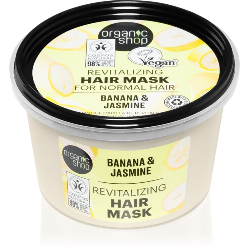 Organic Shop Banana & Jasmine маска за коса за обем