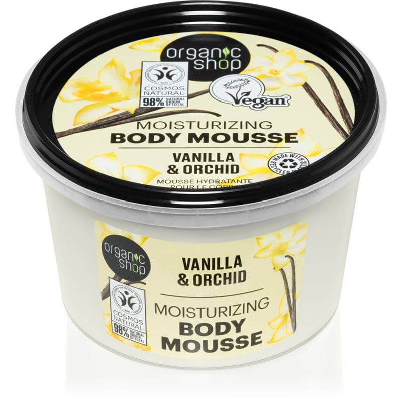 Organic Shop Vanilla & Orchid пяна за тяло с ванилия