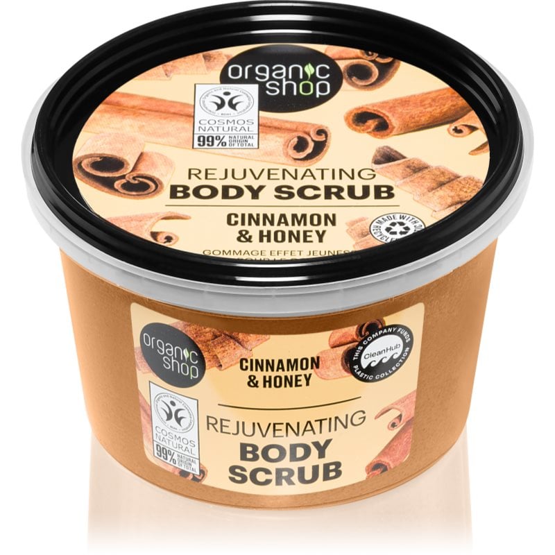 Organic Shop Cinnamon & Honey нежен пилинг за тяло
