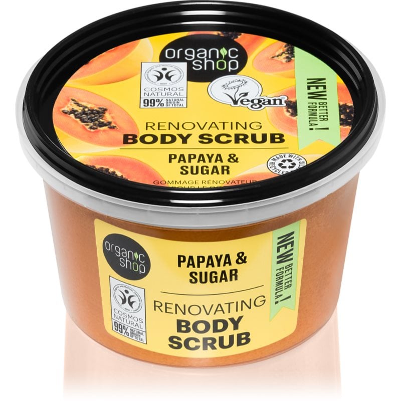 Organic Shop Organic Papaya & Sugar захарен скраб за тяло
