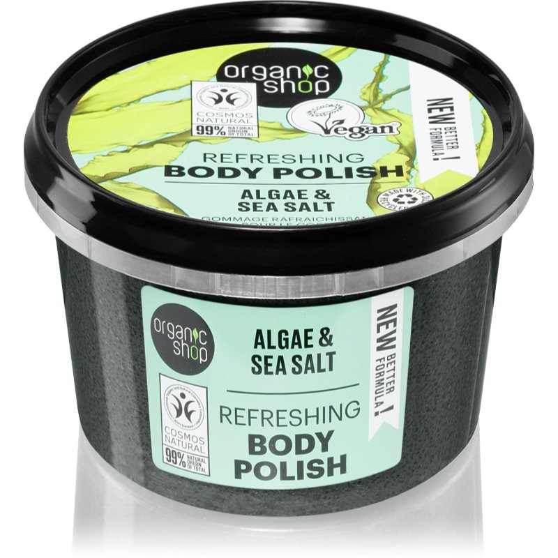 Organic Shop Algae & Sea Salt пилинг за тяло - Грижа за тяло - Сравни цени от 1 магазин с безплатна доставка