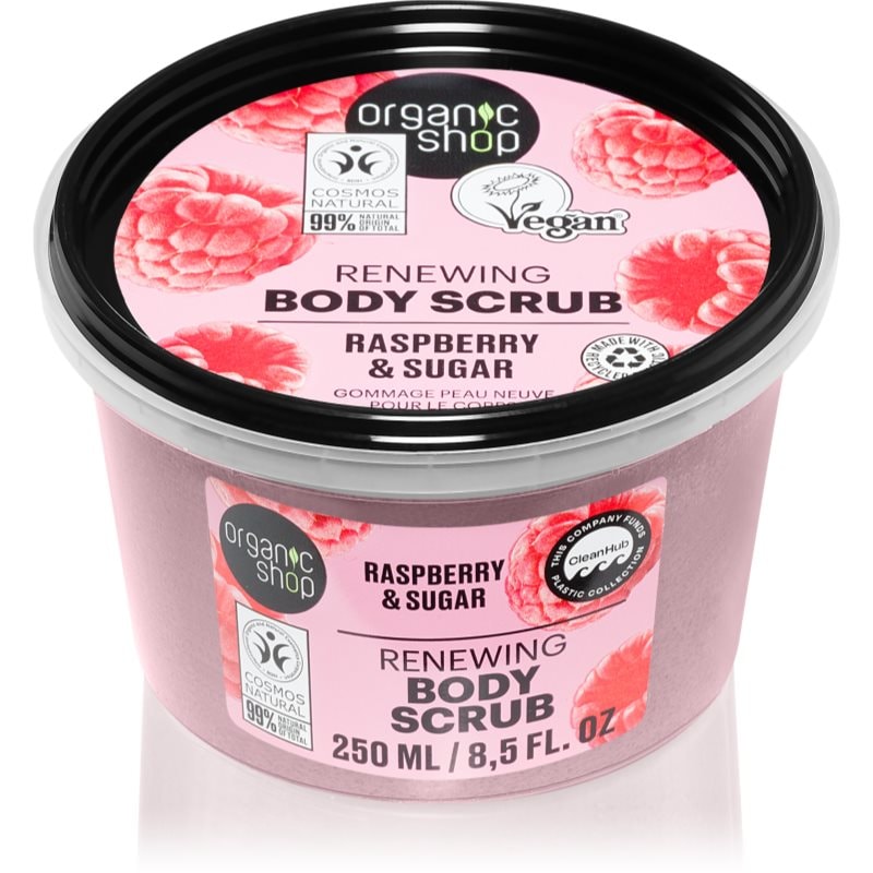 Organic Shop Raspberry & Sugar нежен пилинг за тяло - Грижа за тяло - Сравни цени от 1 магазин с безплатна доставка
