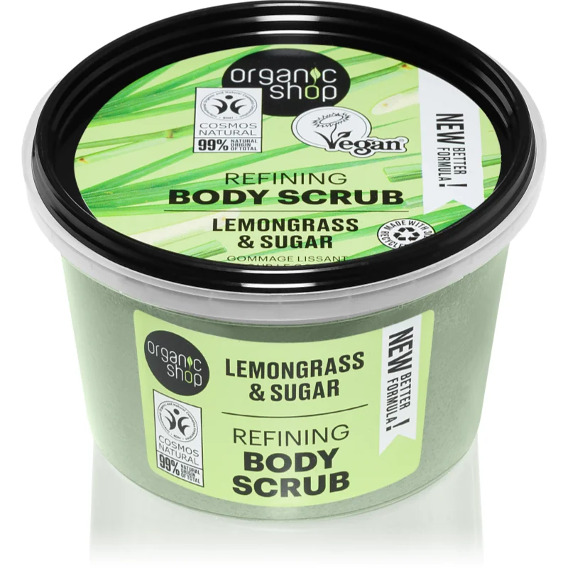 Organic Shop Lemongrass & Sugar фин пилинг за тяло - Грижа за тяло - Сравни цени от 1 магазин с безплатна доставка