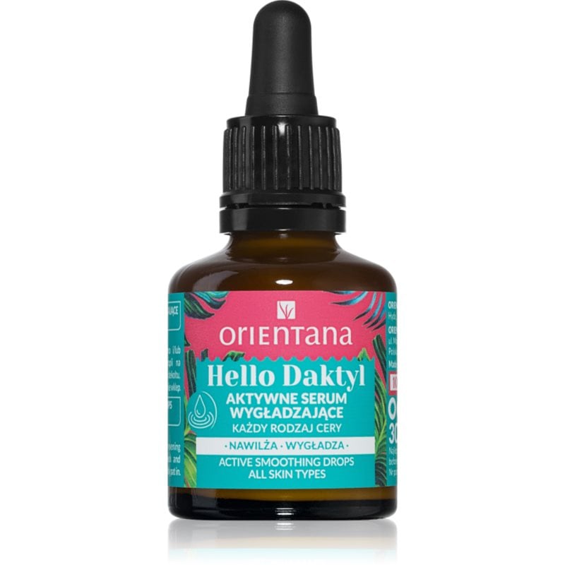 Orientana Hello Daktyl изглаждащ серум за лице, врат и деколкте