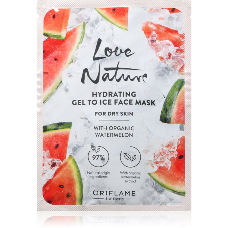 Oriflame Love Nature Gel To Ice Organic Watermelon хидратираща маска за лице за суха кожа - Грижа за лице - Сравни цени от 1 магазин с безплатна доставка