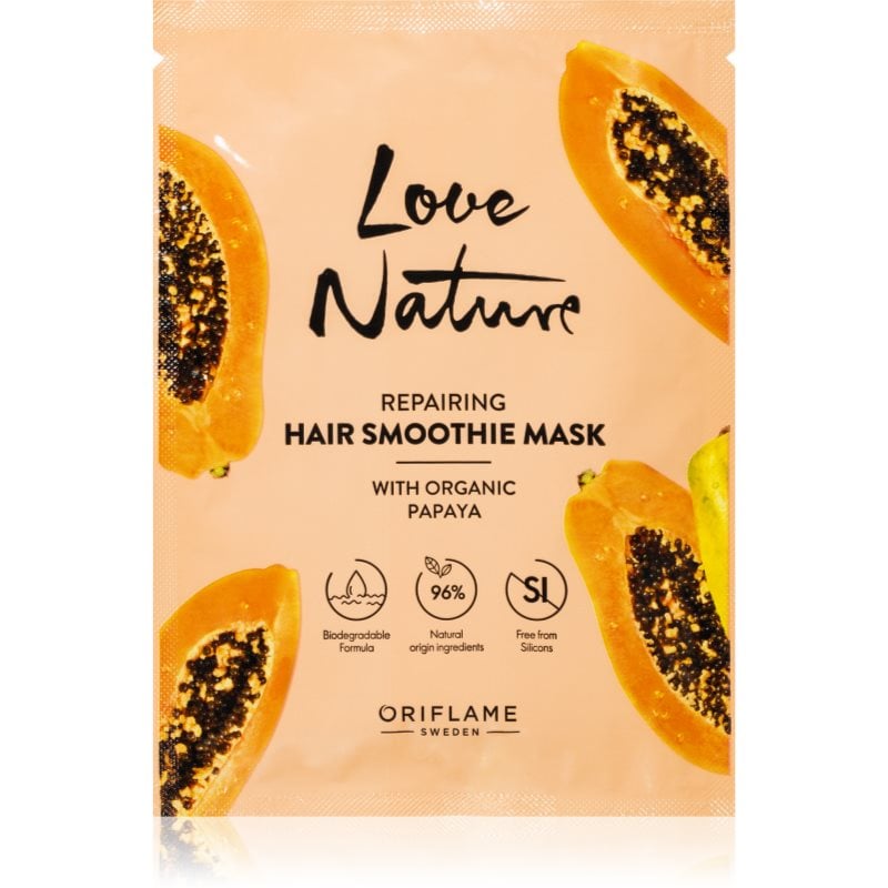 Oriflame Love Nature Organic Papaya регенерираща маска за коса