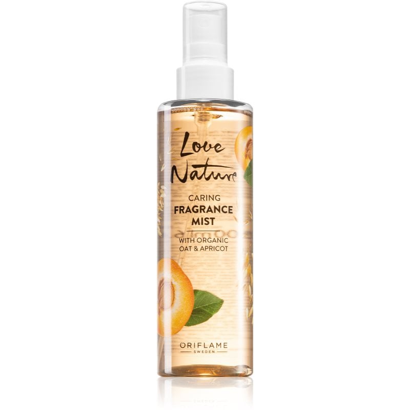 Oriflame Love Nature Organic Oat & Apricot освежаващ спрей за тяло
