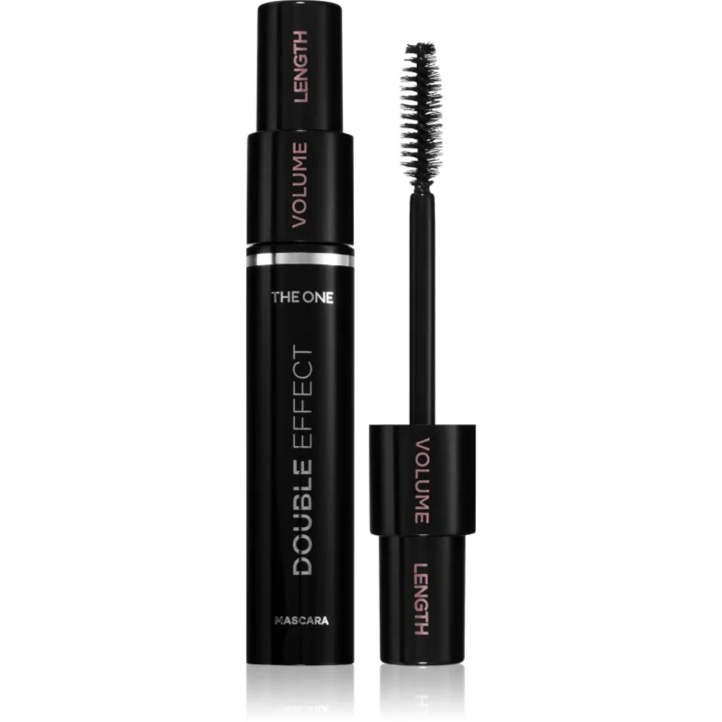 Oriflame The One Double Effect спирала за удъжаване, извиване и обем с четка 2 в 1