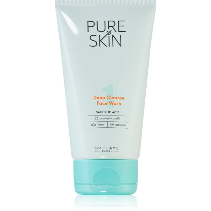 Oriflame Pure Skin почистващ гел за лице за мазна кожа