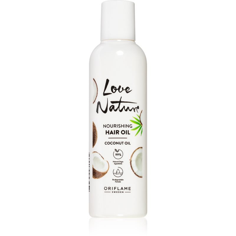 Oriflame Love Nature Coconut подхранващо масло за коса - Грижа за коса - Сравни цени от 1 магазин с безплатна доставка
