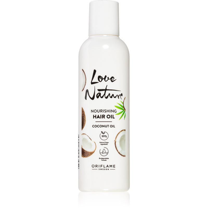 Oriflame Love Nature Coconut подхранващо масло за коса - Грижа за коса - Сравни цени от 1 магазин с безплатна доставка