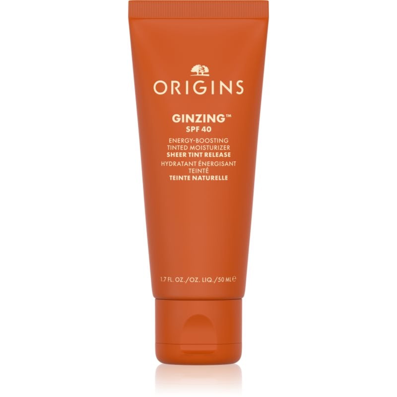 Origins GinZing™ Energy-Boosting Tinted Moisturizer дневен крем с ревитализиращ ефект SPF 40
