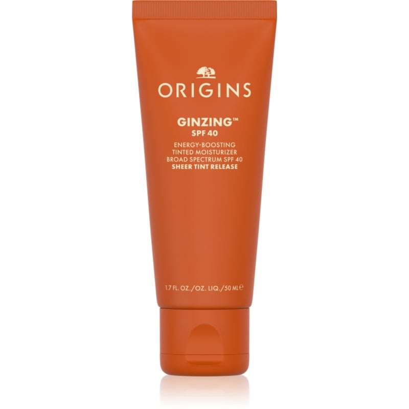Origins GinZing™ Energy-Boosting Tinted Moisturizer дневен крем с ревитализиращ ефект SPF 40