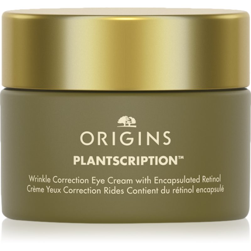 Origins Plantscription™ Wrinkle Correction Eye Cream With Encapsulated Retinol хидратиращ и изглаждащ очен крем с ретинол - Грижа за лице - Сравни цени от 1 магазин с безплатна доставка