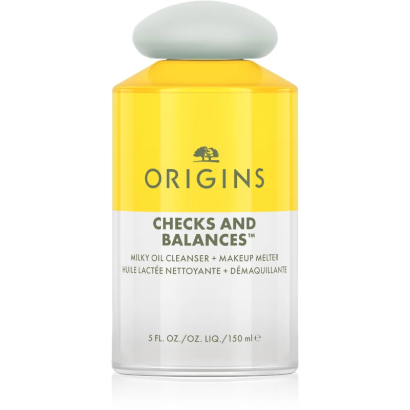 Origins Checks and Balances™ Milky Oil Cleanser + Makeup Melter почистващо и премахващо грима масло