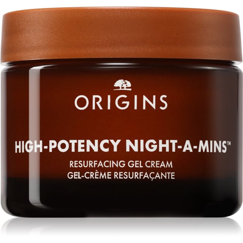 Origins High-Potency Night-A-Mins™ Oil-Free Resurfacing Gel Cream With Fruit-Derived AHAs стягащ хидратиращ крем за всички типове кожа на лицето - Грижа за лице - Сравни цени от 1 магазин с безплатна доставка