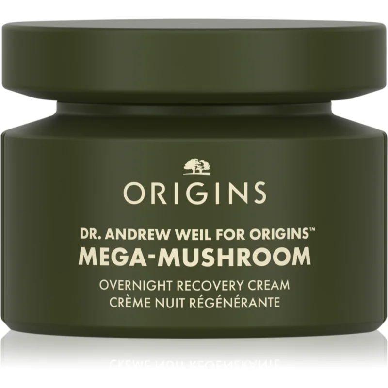 Origins Dr. Andrew Weil for Origins™ Mega-Mushroom Overnight Recovery Cream успокояваща и хидратираща маска за нощ