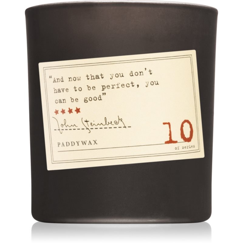 Paddywax Library John Steinbeck ароматна свещ 170 гр. - Аромат - Сравни цени от 1 магазин с безплатна доставка
