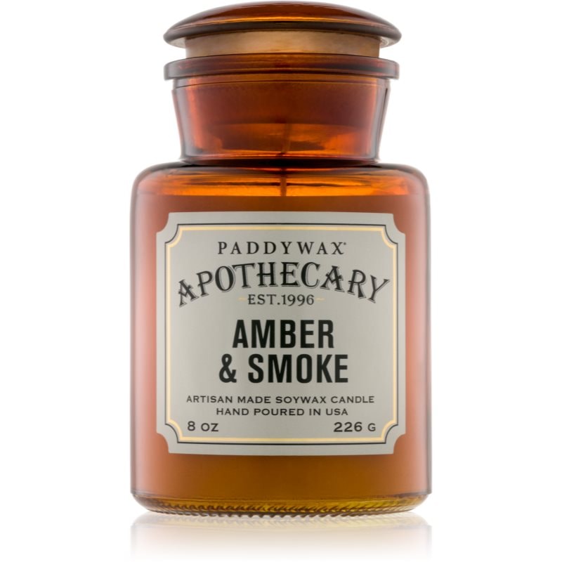 Paddywax Apothecary Amber & Smoke ароматна свещ 226 гр. - Аромат - Сравни цени от 1 магазин с безплатна доставка