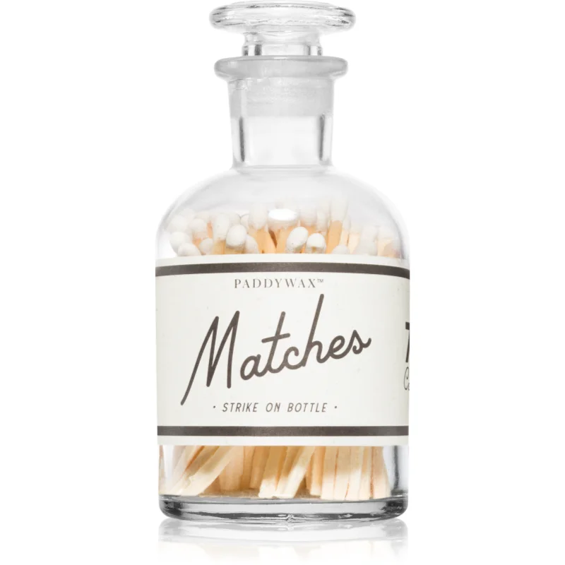Paddywax Matches White Glass кибритени клечки