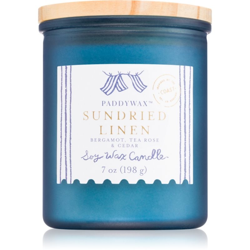 Paddywax Coastal Sundried Linen ароматна свещ 198 гр. - Аромат - Сравни цени от 1 магазин с безплатна доставка