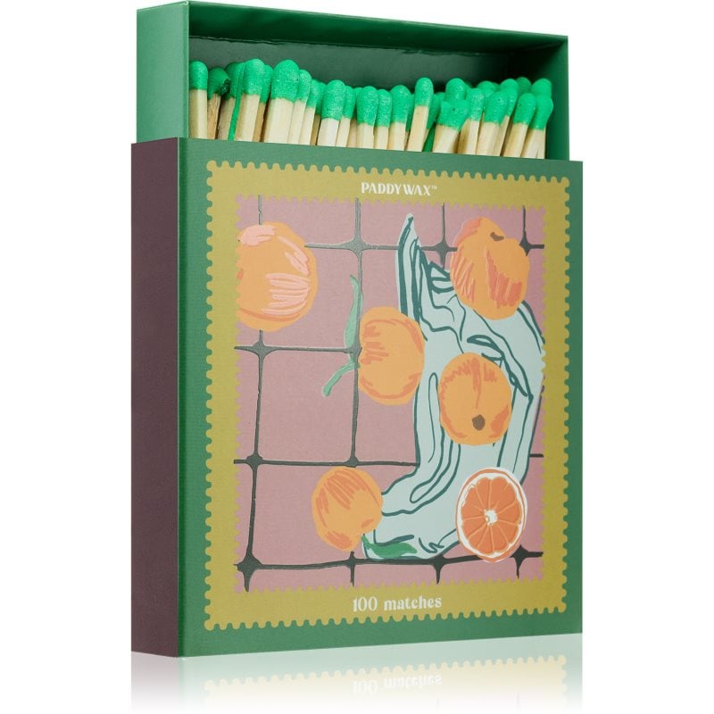 Paddywax Jumbo Boxed Oranges кибритени клечки 100 ks 1 бр.
