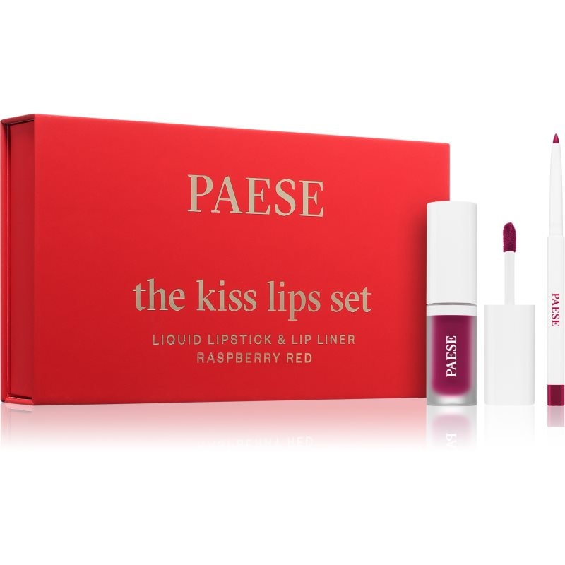 Paese The Kiss Lips Set Raspberry Red подаръчен комплект цвят 05 Raspberry Red - Комплект - Сравни цени от 1 магазин с безплатна доставка