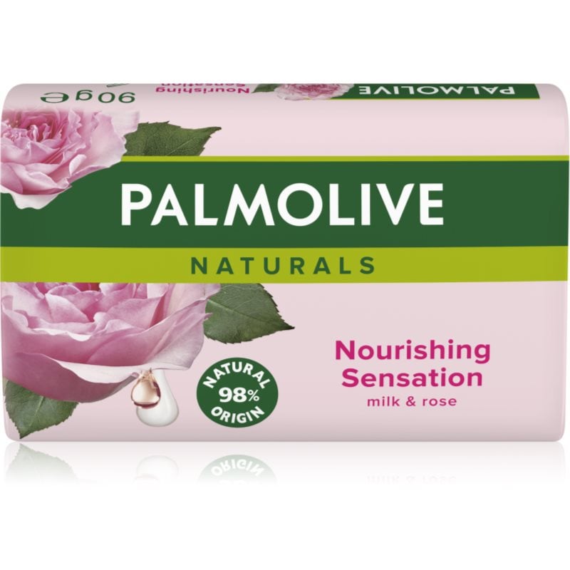 Palmolive Naturals Milk & Rose твърд сапун с аромат на рози