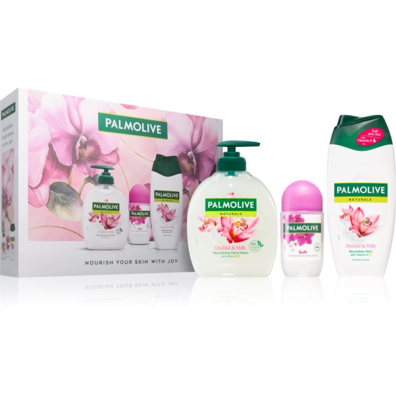 Palmolive Palmolive Orchid Triple подаръчен комплект за жени - Дамски парфюм - Сравни цени от 1 магазин с безплатна доставка