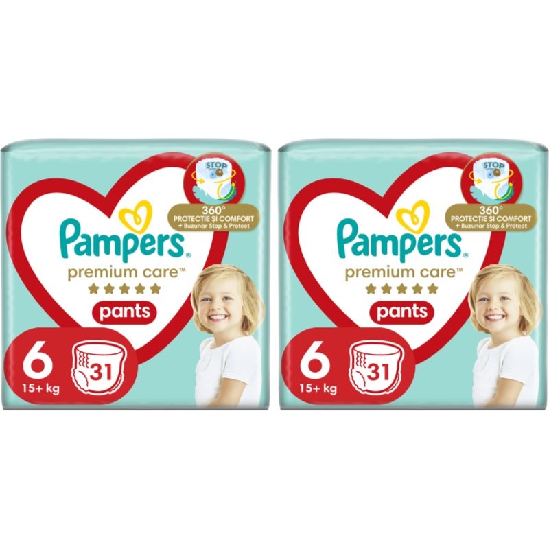 Pampers Premium Care Pants Size 6 комплект за бебета и деца - Комплект - Сравни цени от 1 магазин с безплатна доставка